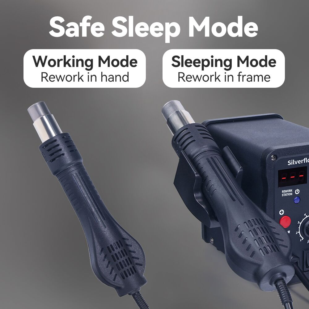 Silverflo 8586D Soldering Stat - огляд і ціна T12 Soldering Station Oled