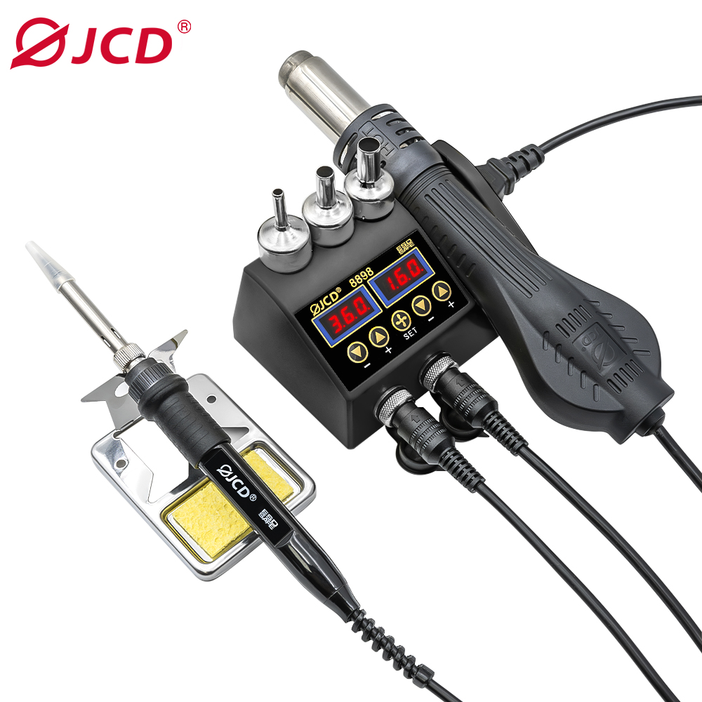 JCD 2 in 1 750W Soldering Stat - огляд і ціна 2 In 1 Soldering Rework Station 750W