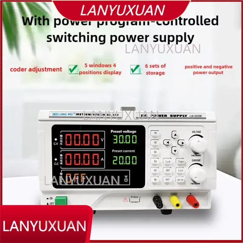 Longwei LW-1560E 900W 15V 30V  - огляд і ціна High Precision Dc Power Supply 30V 10A