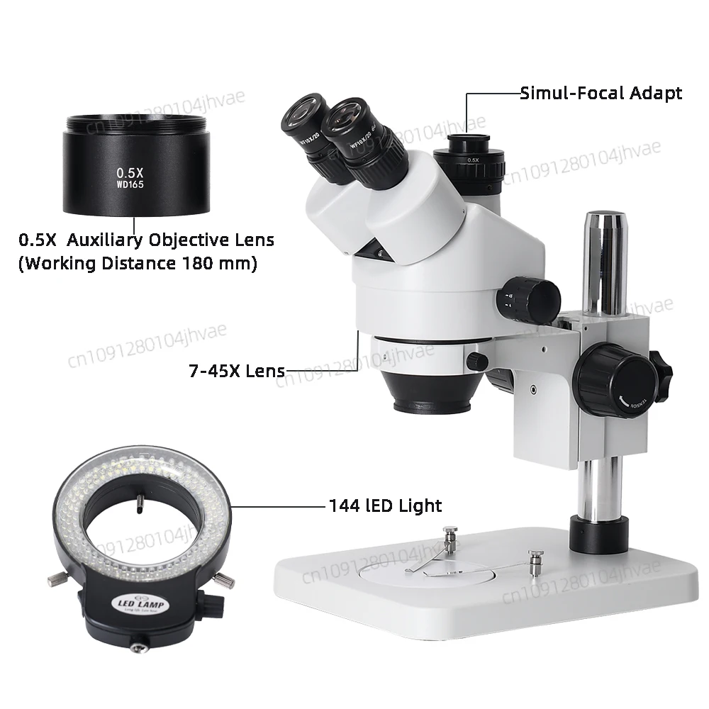 2025 NEW Real Photo 3.5X-45X   - огляд і ціна Trinocular Stereo Microscope 7X-45X
