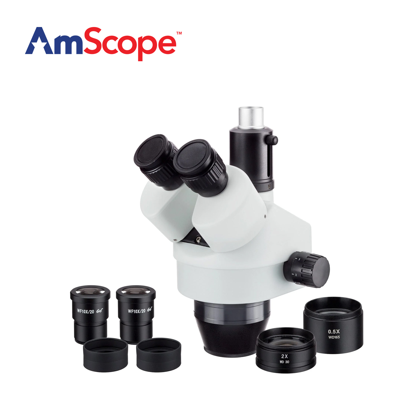 AmScope 7X-45X Magnification T - огляд і ціна Trinocular Stereo Microscope 7X-45X