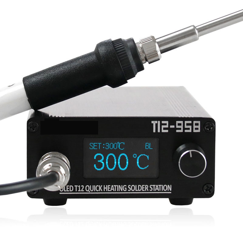 T12-958 Mini Intelligent Solde - огляд і ціна T12 Soldering Station Oled