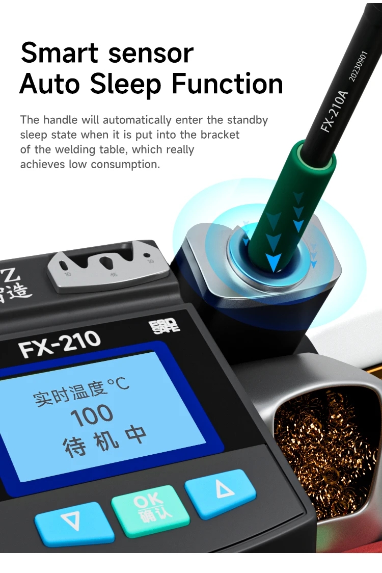 XZZ FX-210 Super Precision Sol - огляд і ціна C210 Precision Soldering Station